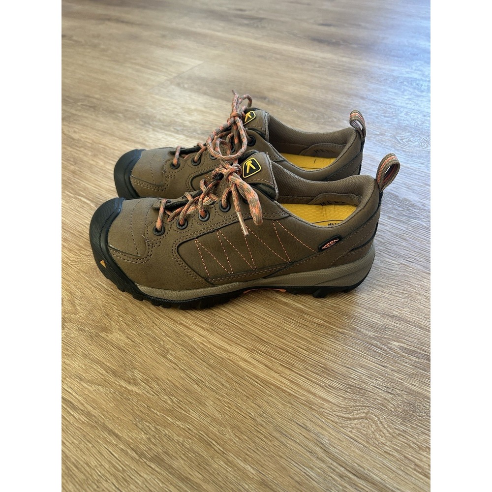 Keen Womens Steel Toe Low Top Work Shoes Brown & Black US 6.5